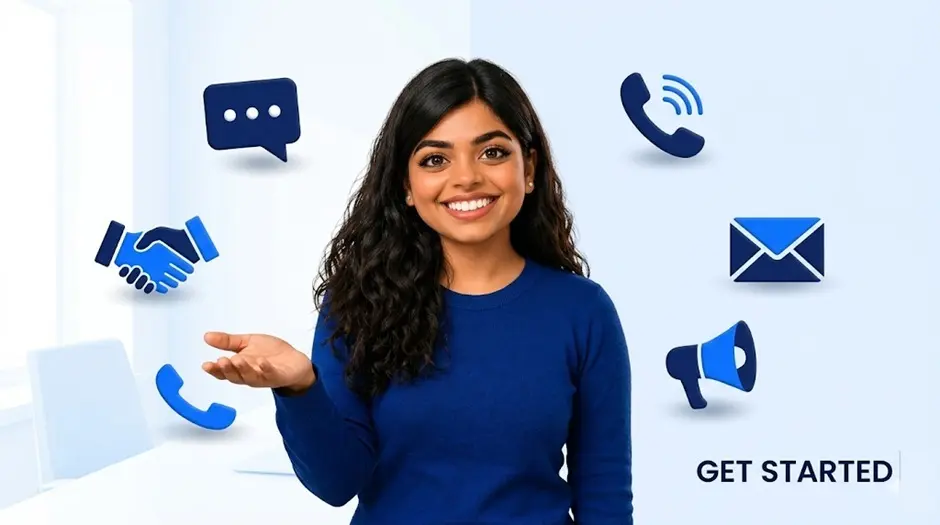 Get started with performance marketing services in Ahmedabad — contact Meenal Digital Marketer via call, email or chat for a free performance audit